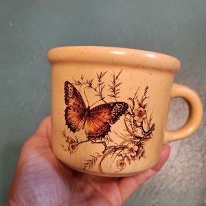 Treasure Craft butterfly mug